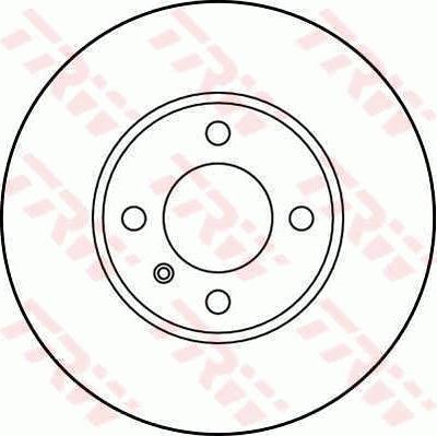 TRW DF1560 - Гальмівний диск autocars.com.ua