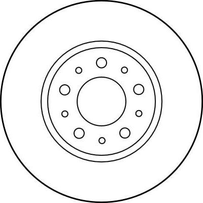 TRW DF1697 - Гальмівний диск autocars.com.ua