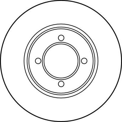 TRW DF1911 - Гальмівний диск autocars.com.ua