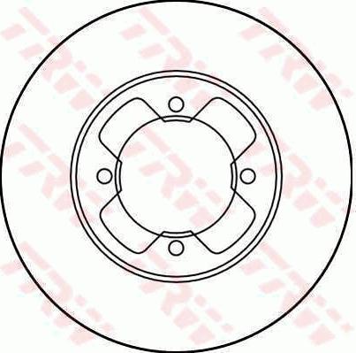 TRW DF1951 - Гальмівний диск autocars.com.ua