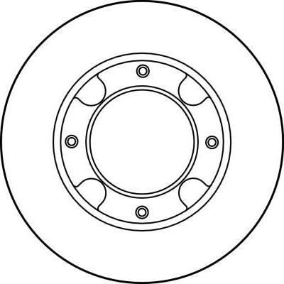 TRW DF1970 - Гальмівний диск autocars.com.ua