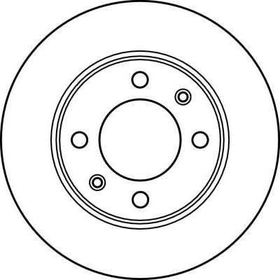 TRW DF2581 - Гальмівний диск autocars.com.ua