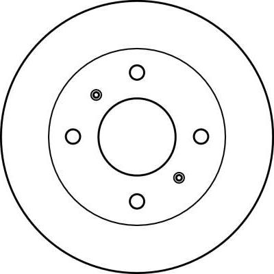 TRW DF2590 - Гальмівний диск autocars.com.ua