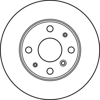 TRW DF2635 - Гальмівний диск autocars.com.ua