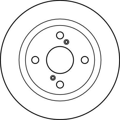 TRW DF2643 - Гальмівний диск autocars.com.ua