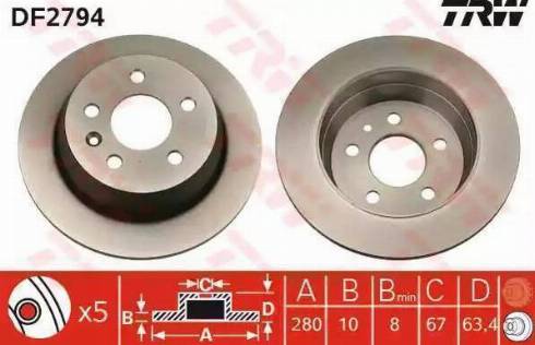 Magneti Marelli 353612835540 - Гальмівний диск autocars.com.ua