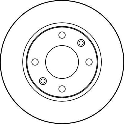 TRW DF2815 - Гальмівний диск autocars.com.ua