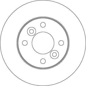TRW DF3989 - Гальмівний диск autocars.com.ua