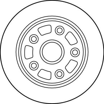 TRW DF4003 - Гальмівний диск autocars.com.ua