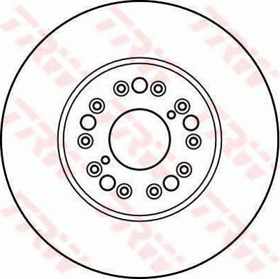 TRW DF4015 - Гальмівний диск autocars.com.ua