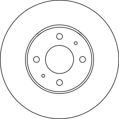 TRW DF4024 - Гальмівний диск autocars.com.ua