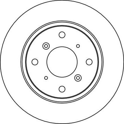 TRW DF4031 - Гальмівний диск autocars.com.ua