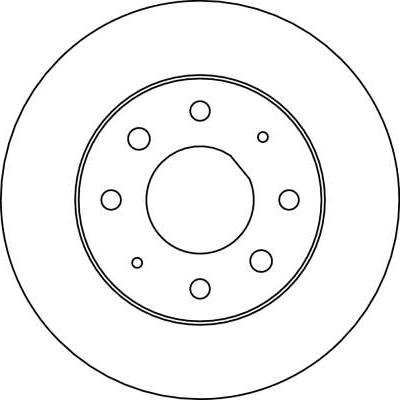 TRW DF4032 - Гальмівний диск autocars.com.ua