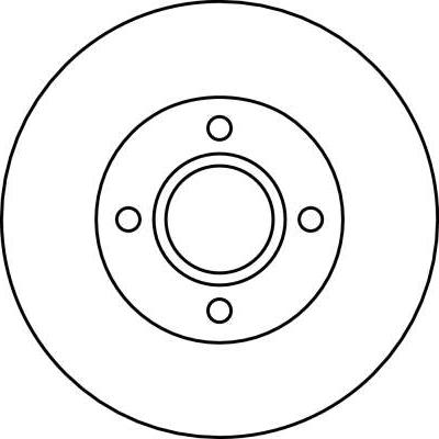 TRW DF4036 - Гальмівний диск autocars.com.ua