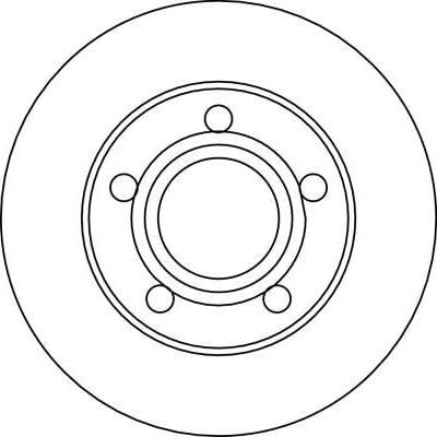 TRW DF4038 - Тормозной диск avtokuzovplus.com.ua