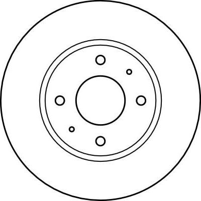 TRW DF4054 - Гальмівний диск autocars.com.ua