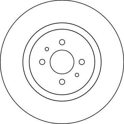TRW DF4071 - Гальмівний диск autocars.com.ua