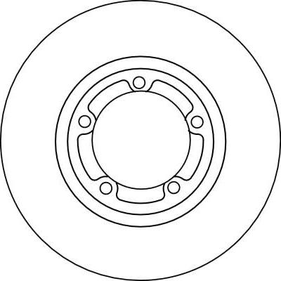 TRW DF4102 - Гальмівний диск autocars.com.ua