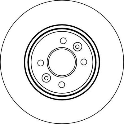 TRW DF4110 - Диск торм передн autodnr.net