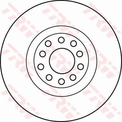 TRW DF4209 - Гальмівний диск autocars.com.ua