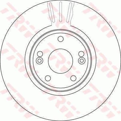 TRW DF4229 - Гальмівний диск autocars.com.ua