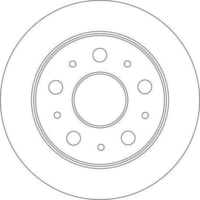 TRW DF4245 - Гальмівний диск autocars.com.ua