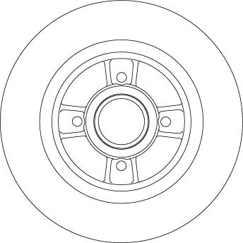 TRW DF4272BS - DF4272BS  TRW - Гальмівний диск autocars.com.ua