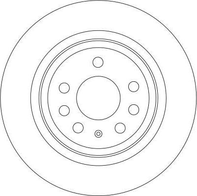 TRW DF4284 - Тормозной диск autodnr.net