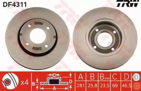 Alpha Brakes HTP-MS-062 - Гальмівний диск autocars.com.ua