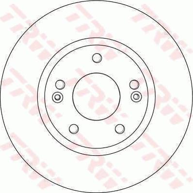 TRW DF4408 - Гальмівний диск autocars.com.ua