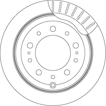 TRW DF4483 - Гальмівний диск autocars.com.ua