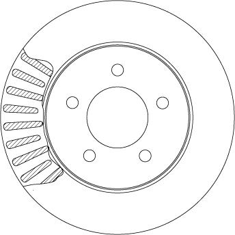 TRW DF4508 - Гальмівний диск autocars.com.ua