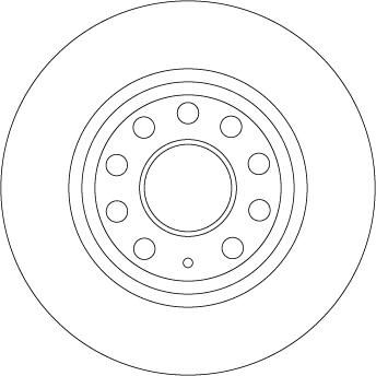 TRW DF4558 - Гальмівний диск autocars.com.ua