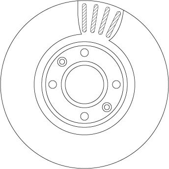 TRW DF4813S - Гальмівний диск autocars.com.ua