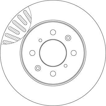 TRW DF4825 - Гальмівний диск autocars.com.ua