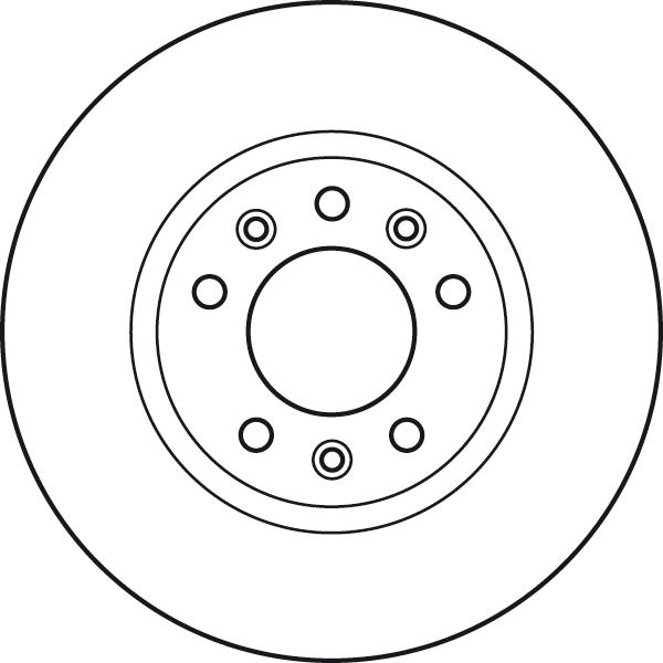 TRW DF4848S - Гальмівний диск autocars.com.ua