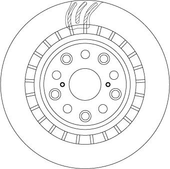 TRW DF6039S - Гальмівний диск autocars.com.ua