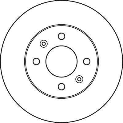 TRW DF6040 - Гальмівний диск autocars.com.ua