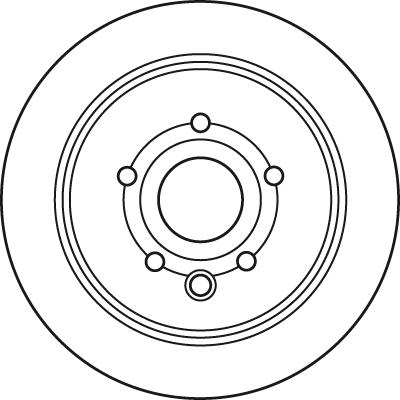 TRW DF6052 - Гальмівний диск autocars.com.ua