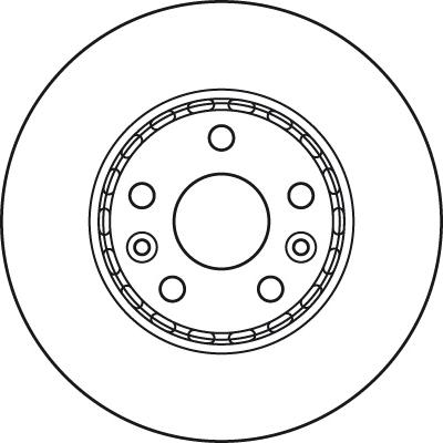 TRW DF6110 - Гальмівний диск autocars.com.ua