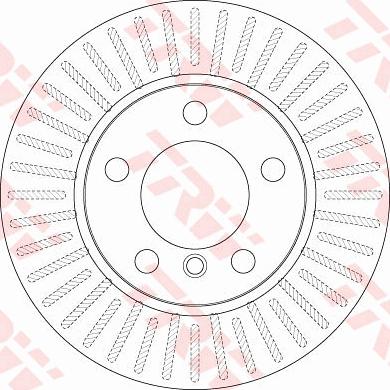 TRW DF6255 - Тормозной диск avtokuzovplus.com.ua