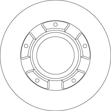 TRW DF6510S - Гальмівний диск autocars.com.ua