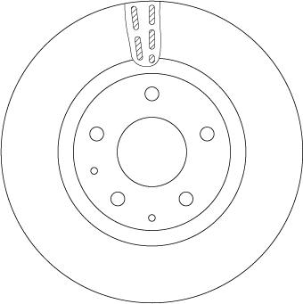 TRW DF6575 - Гальмівний диск autocars.com.ua