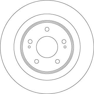 TRW DF6598 - Гальмівний диск autocars.com.ua
