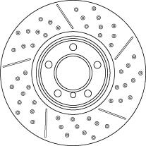 Triscan 09.C398.13 - Гальмівний диск autocars.com.ua