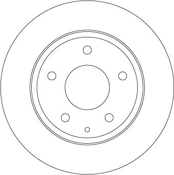 TRW DF6659 - Тормозной диск autodnr.net