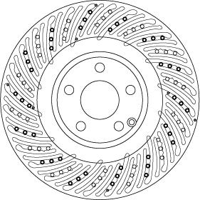 TRW DF6674S - Гальмівний диск autocars.com.ua