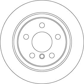 TRW DF6756 - Гальмівний диск autocars.com.ua