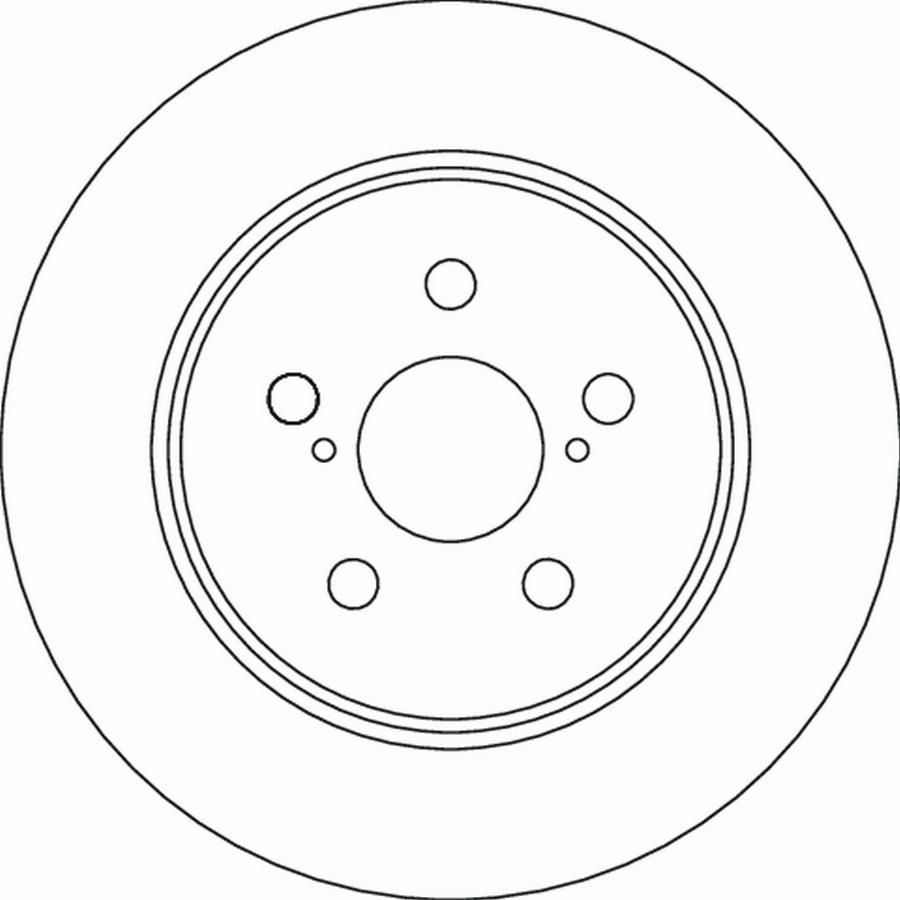 TRW DF6828 - Тормозной диск autodnr.net