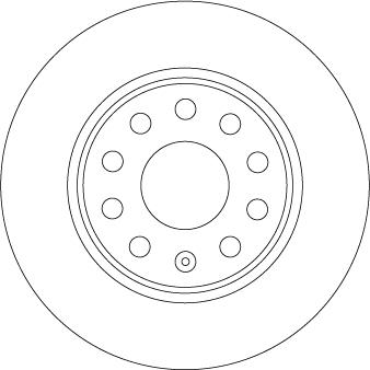 TRW DF6952 - Гальмівний диск autocars.com.ua